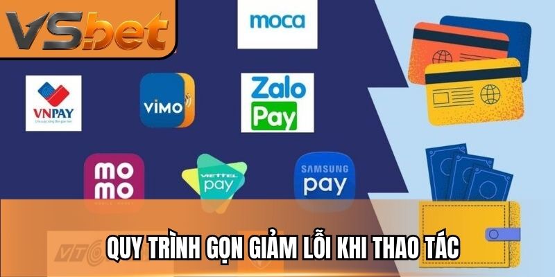 Quy trình gọn giảm lỗi khi thao tác